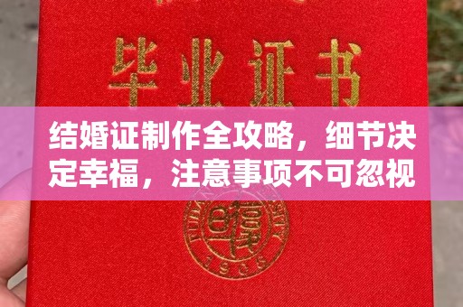 武隆结婚证制作全攻略，细节决定幸福，注意事项不可忽视