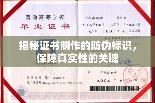 武隆揭秘证书制作的防伪标识，保障真实性的关键