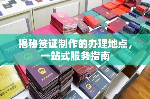 武隆揭秘签证制作的办理地点，一站式服务指南