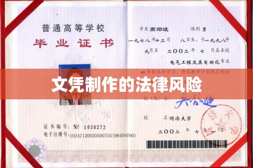 武隆文凭制作的法律风险