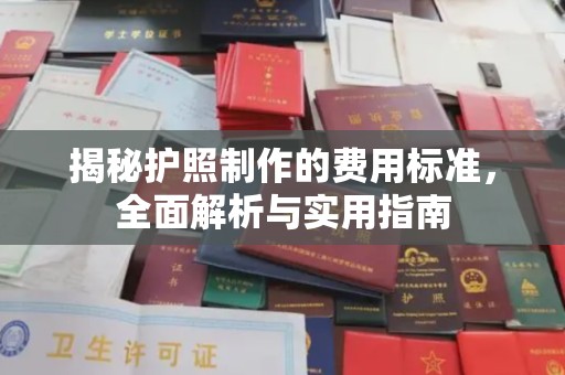 武隆揭秘护照制作的费用标准，全面解析与实用指南