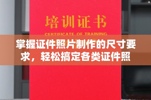 武隆掌握证件照片制作的尺寸要求，轻松搞定各类证件照