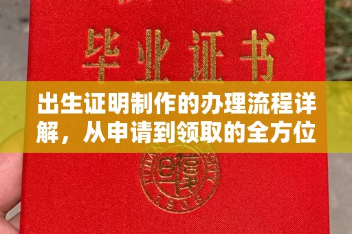 武隆出生证明制作的办理流程详解，从申请到领取的全方位指南