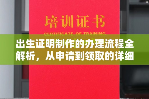 武隆出生证明制作的办理流程全解析，从申请到领取的详细指南