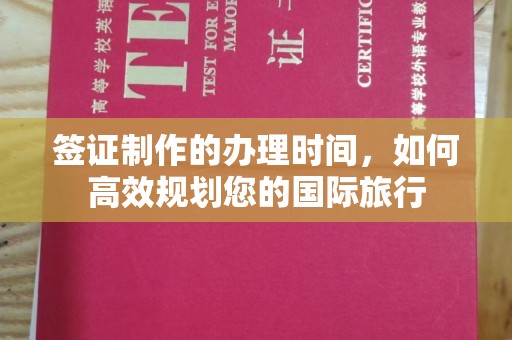 武隆签证制作的办理时间，如何高效规划您的国际旅行