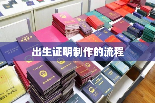 武隆出生证明制作的流程